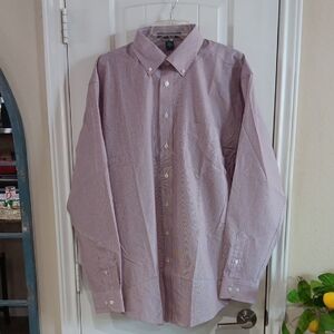 Men's Casual Button Down Shirt in Light Purple